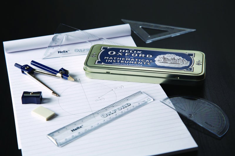 Helix Oxford Maths Set with Storage Tin - Image 4