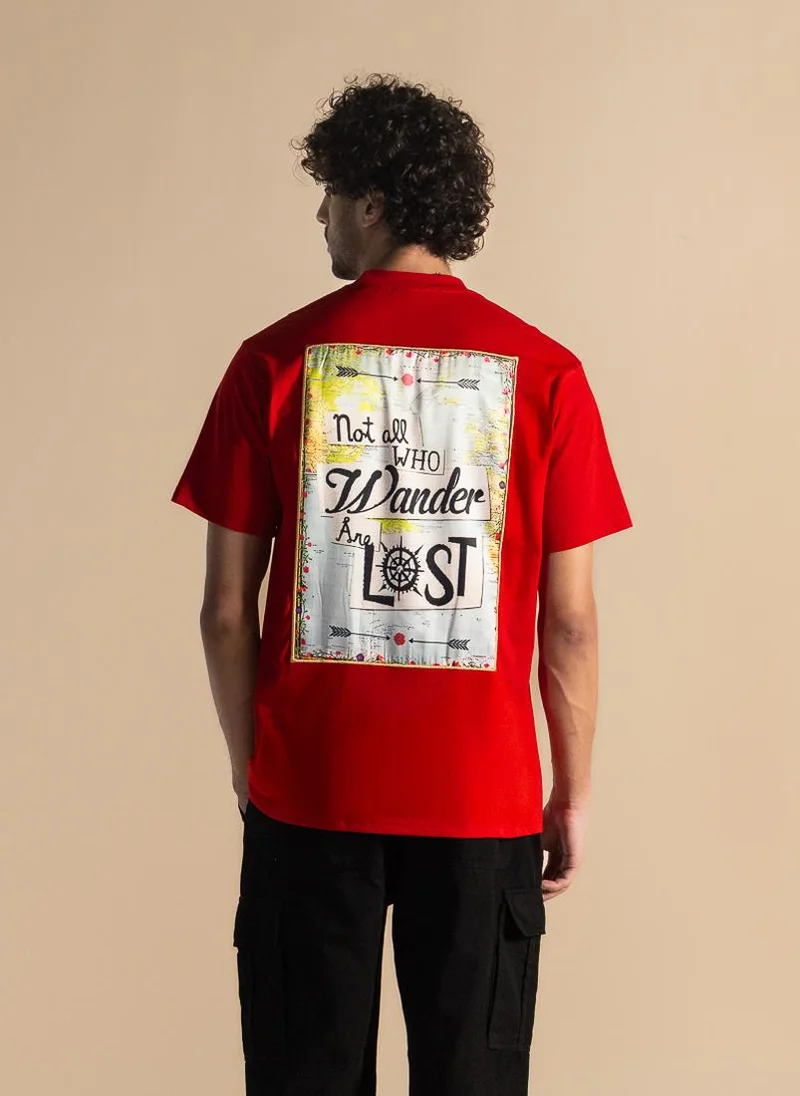 SHAPES DETAILED PATCHWORK T-SHIRT