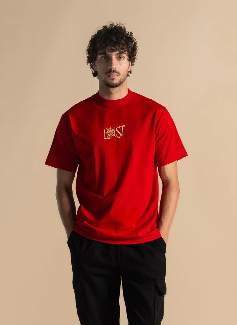 SHAPES DETAILED PATCHWORK T-SHIRT