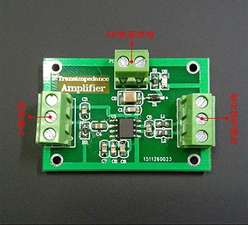 Taidacent AD8015 Wideband/Differential Output Transimpedance Amplifier Module Single-Ended to Differential 240M Bandwidth 155Mbps Data Rate - Image 2