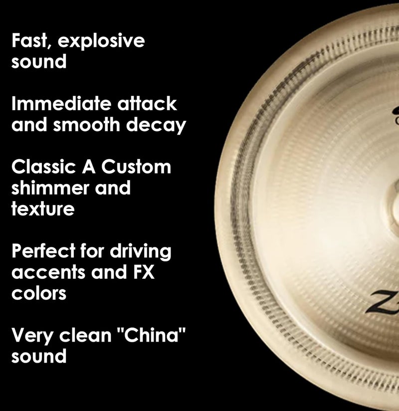 Zildjian 18" A Custom China Cymbal - Image 4