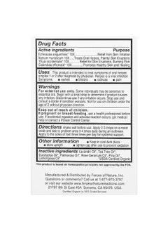 FORCES OF NATURE Forces of Nature, H-Balm, Organic Plant Medicine, Extra Strength,  0.37 fl oz (11 ml)  - Image 2