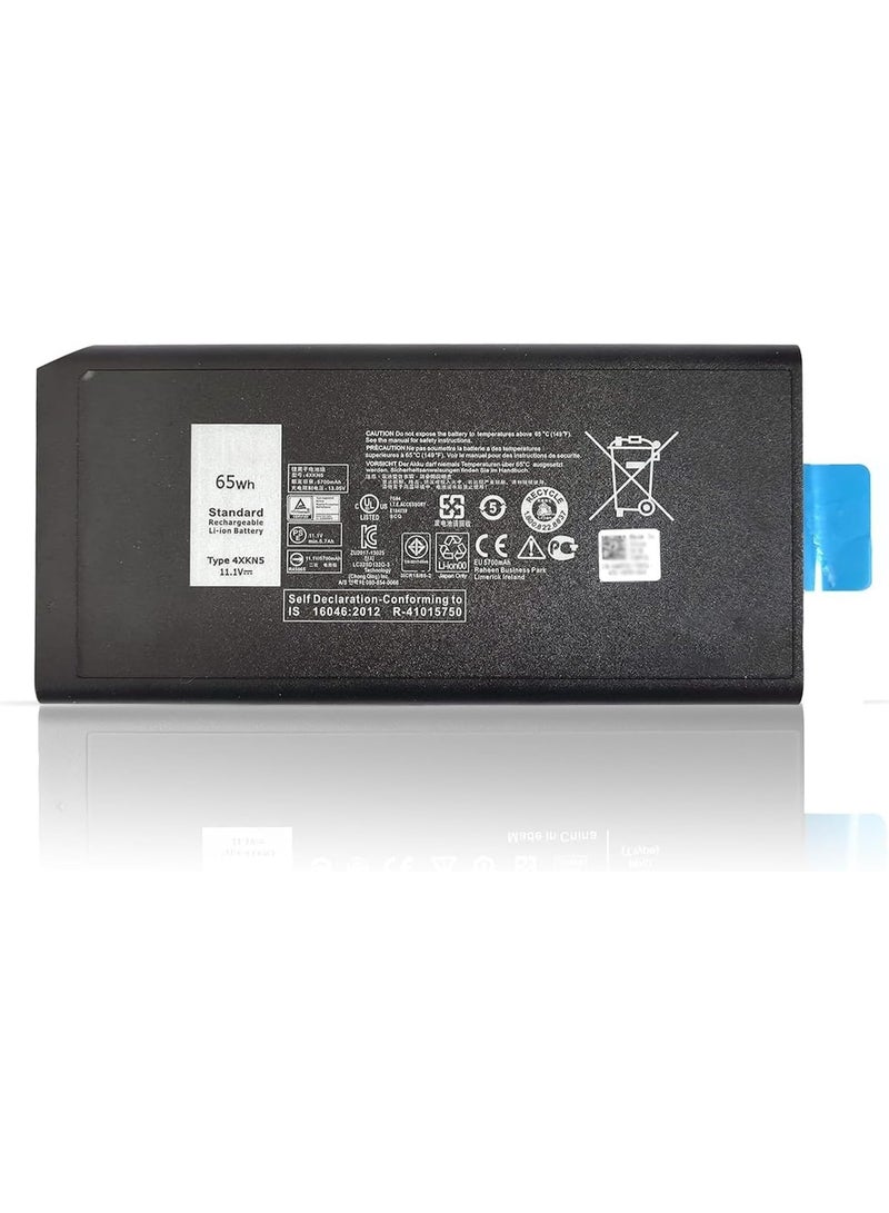 Compatible Universal Replacement Laptop Battery 4XKN5 for Dell Latitude 5404 5414 E5404 7404 7414 E7404 P45G P46G Rugged Extreme Series CJ2K1 X8VWF XN4KN DKNKD 5XT3V - Image 1