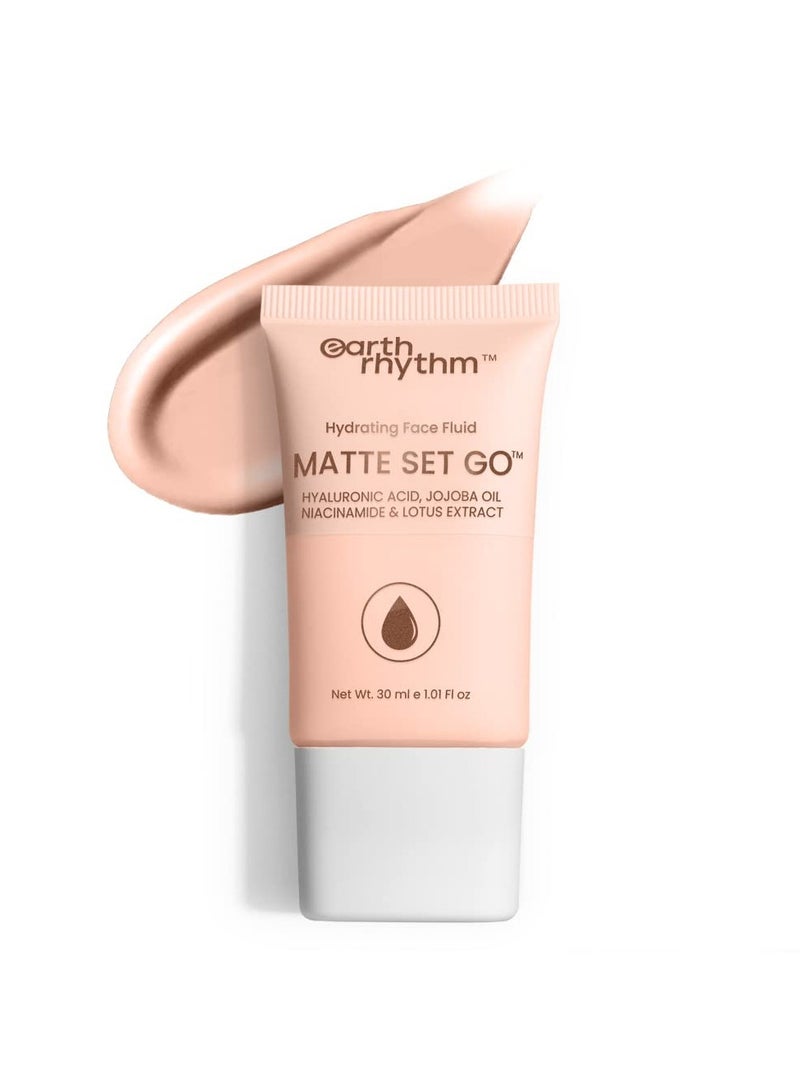 Earth Rhythm Earth Rhythm Foundation with SPF 30 Hyaluronic Acid Niacinamide Acid Jojoba Oil Lotus Extract 30ml  - Image 1