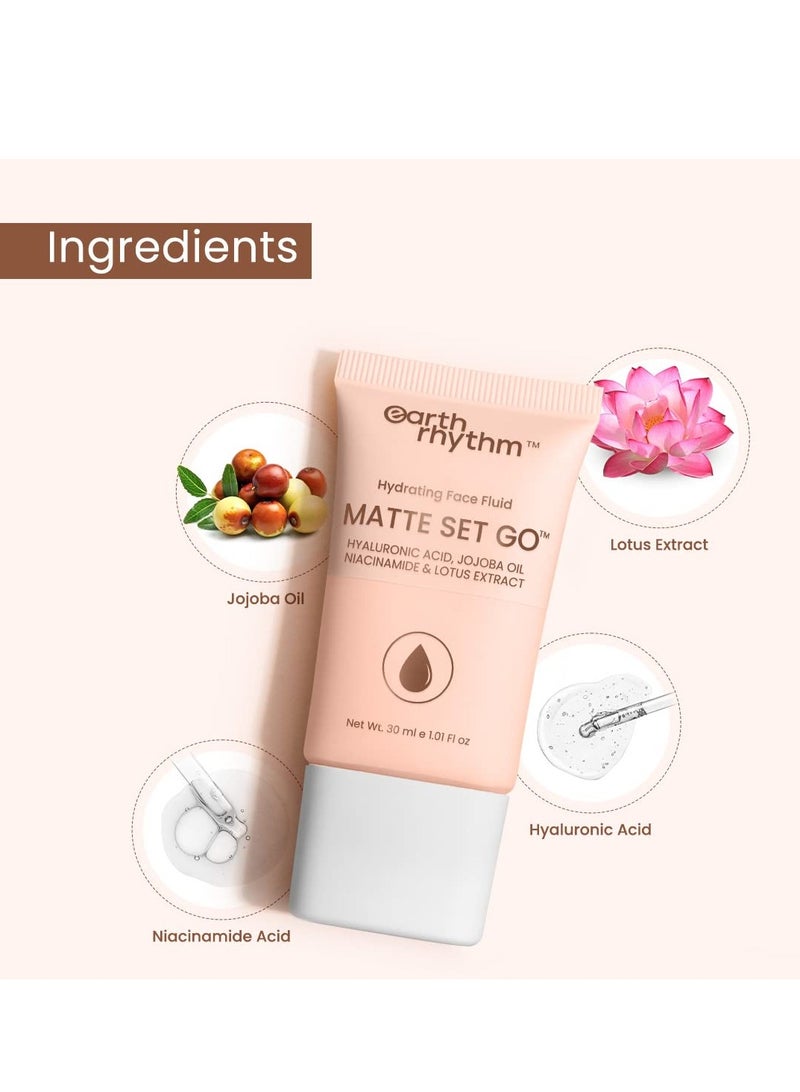 Earth Rhythm Earth Rhythm Foundation with SPF 30 Hyaluronic Acid Niacinamide Acid Jojoba Oil Lotus Extract 30ml  - Image 3