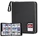 ProCase 900 Pockets Card Binder with Clear Window for Trading Cards 9 Double Sided Pockets Cards Colletction Album Holder with Removable Sleeves for MTG TCG Sports Cards Football Cards Black - Image 3