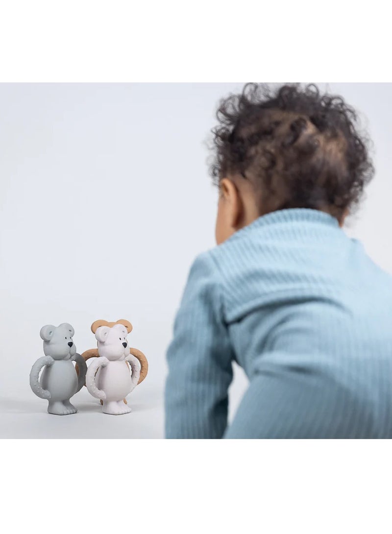 بيبيتا Pipetta Albert Bear Teether - مطاط طبيعي 100% - من 0+ شهر - Image 3