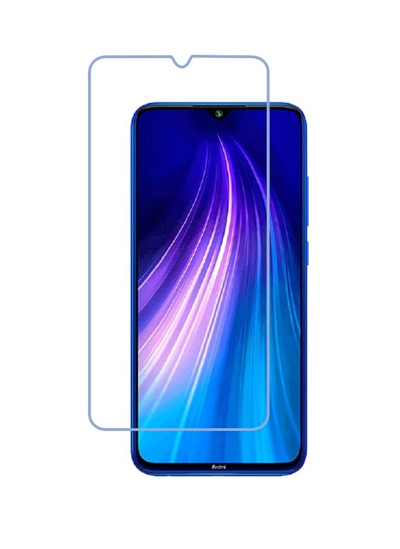 Tempered Glass Screen Protector Clear Designed For Xiaomi Redmi Note 8 Full Screen Coverage And Bubble Free