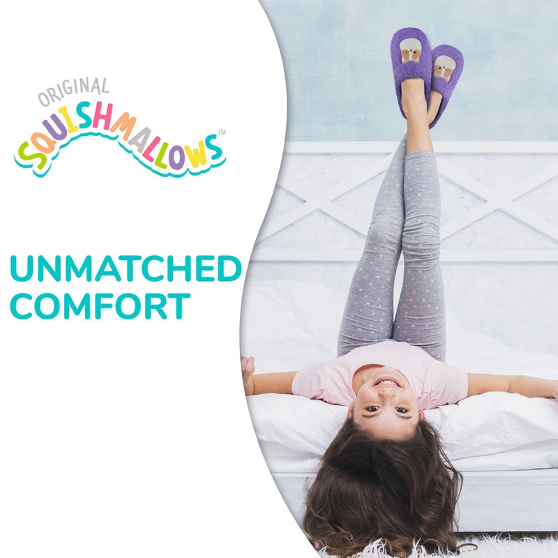Squishmallows Kids & Womens Cozy Fuzzy House Slippers - Slip On - Image 4