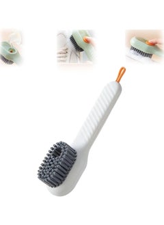 Scrolls Multifunctional Liquid Shoe Cleaning Brush with Soap Dispenser, Shoe Laundry Brush Scrub Brushes for Cleaning, Soft Bristle Cleaning Brushes for Household Use Bathroom Kitchen Pack of 2  - Image 3