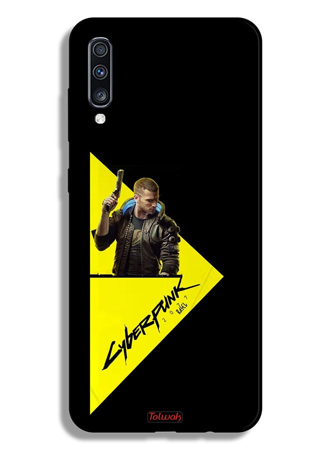 Tolwak Samsung Galaxy A70 Protective Case Cover Cyberpunk 2077  - Image 1