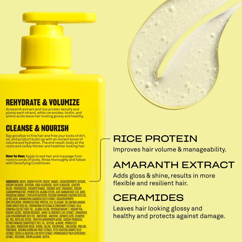 BABE ORIGINAL Locks Densifying Shampoo for Women and Men, Volumizing Shampoo Promotes Thickness and Prevents Hair Loss, for Fuller, Thicker Hair, Cruelty Free, 13.5 fl oz. - Image 4