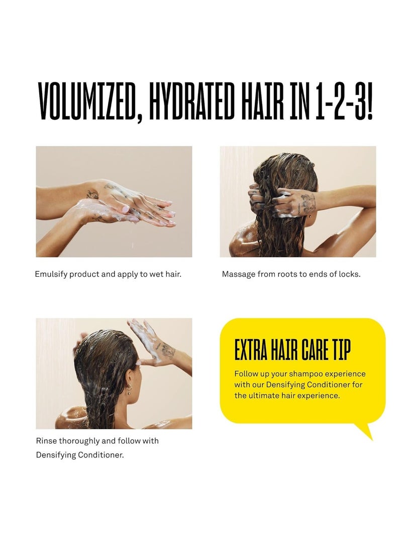 BABE ORIGINAL Locks Densifying Shampoo for Women and Men, Volumizing Shampoo Promotes Thickness and Prevents Hair Loss, for Fuller, Thicker Hair, Cruelty Free, 13.5 fl oz.