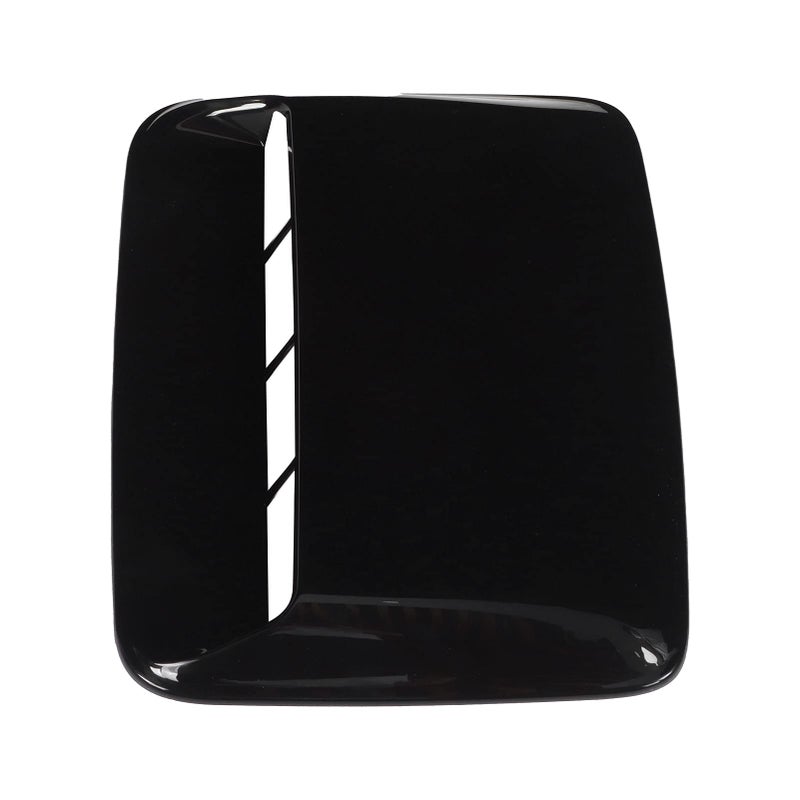Aramox Hood Air Intake Grille, Universal Hood Scoop Cover for Automobile Modification Replacement Refurbishment(Bright black) - Image 1