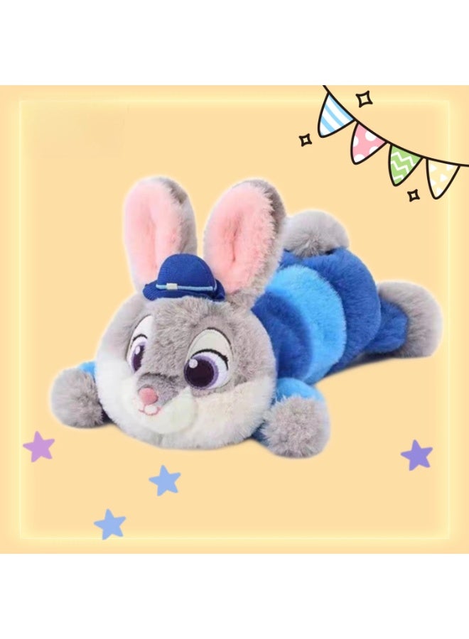 Disney Zootopia Judy Hopps Plush Pencil Case 3D Character Design with Police Uniform Details Cute Durable Stationery Bag for Zootopia Fans Organizing School Supplies - Image 1