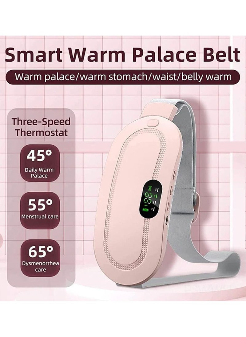 Generic Digital Display Heating Massager Warm Belt Uterus Vibrating Massage Belly Circulation Equipment for Household  - Image 2