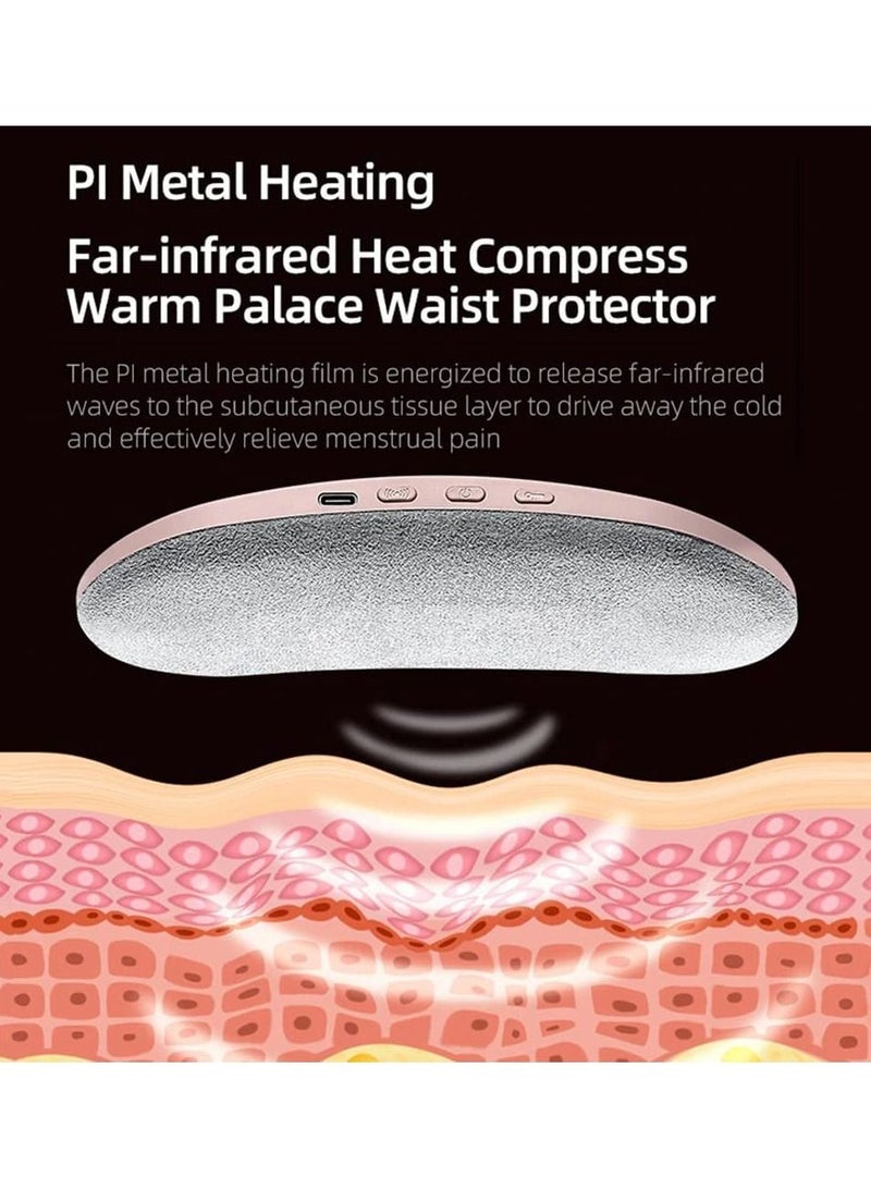Generic Digital Display Heating Massager Warm Belt Uterus Vibrating Massage Belly Circulation Equipment for Household  - Image 4