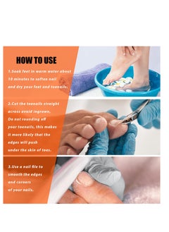 Excefore Professional Toenail Tools, Stainless Steel Cuticle Trimmer, Heavy Duty Pedicure Nail Cutter, Suitable for Men Women Seniors  - Image 5