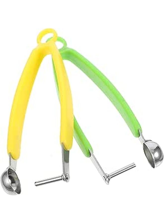 2Pcs Stainless Steel Cherry Pitter And Olive Corer Kitchen Tool Set - Image 1