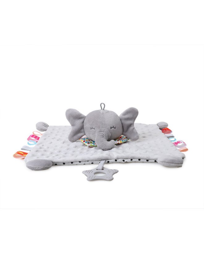 bbsky New Baby Animal Soothing Towel Cute Cartoon Car Bed Hanging Baby Handkerchief Towel Saliva Towel Soothing Towel Toy - Image 4