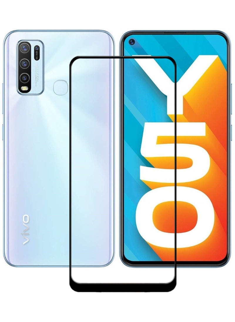 ACLIX Antistatic ESD Dustproof Premium Quality High Definition Tempered Glass Screen Protector Designed For vivo Y50 - Image 1