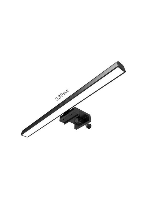ضوء شاشة كمبيوتر يعمل بالطاقة USB للمكتب / المنزل / الألعاب / المكتب ، سطوع / لون قابل للتعديل بطول 330 مم