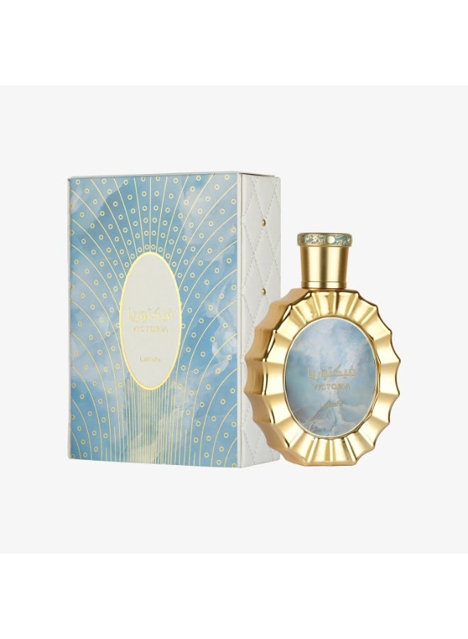 لطافة عطر لطافة فيكتوريا أو دو بارفان 100 مل | عطر نسائي يدوم طويلاً | رائحة زهرية، فاكهية، ومسكية - Image 1