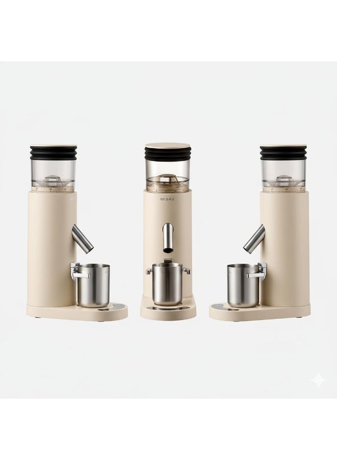 ميبرو V60 مطحنة قهوة كهربائية بمطحنة مخروطية – 60 إعداد طحن، مؤقت دقيق، تصميم مضاد للكهرباء الساكنة – مثالية للإسبريسو، التنقيط، التحضير اليدوي، الكولد برو، والفرنش بريس - Image 3