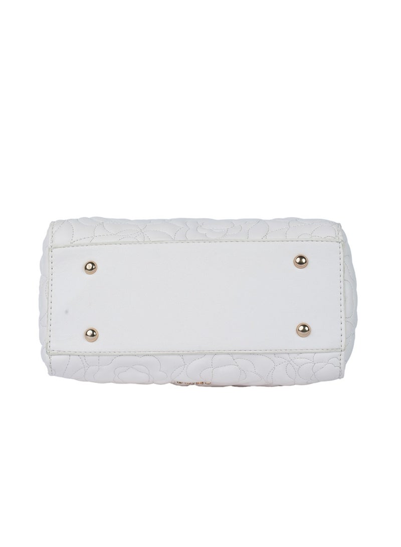 AMICA Silene Floral Women Crossbody Handbag Leather with Detachable Strap - Image 5