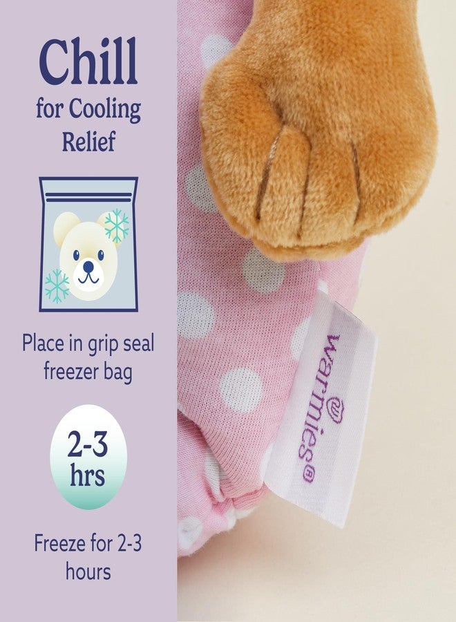 وارميز حيوانات محشوة دافئة قابلة للاستخدام في الميكروويف ومُثقلة، لطفلة صغيرة ذات بشرة داكنة - حيوانات محشوة دافئة للدفء والراحة - ألعاب قطيفة ناعمة للكبار والأطفال (الأولاد والبنات والرضع والأطفال الصغار) - Image 5