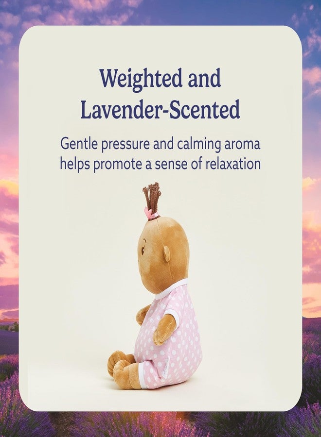 وارميز حيوانات محشوة دافئة قابلة للاستخدام في الميكروويف ومُثقلة، لطفلة صغيرة ذات بشرة داكنة - حيوانات محشوة دافئة للدفء والراحة - ألعاب قطيفة ناعمة للكبار والأطفال (الأولاد والبنات والرضع والأطفال الصغار) - Image 3