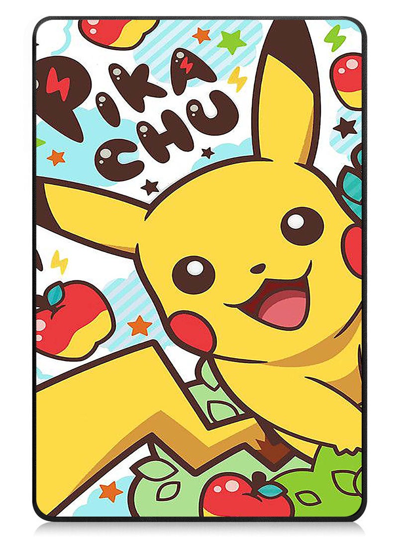 Theodor Protective Flip Case For Samsung Galaxy Tab S9 FE With Trifold Stand Auto Wake Sleep Shockproof Cover Pikachu 1 - Image 1