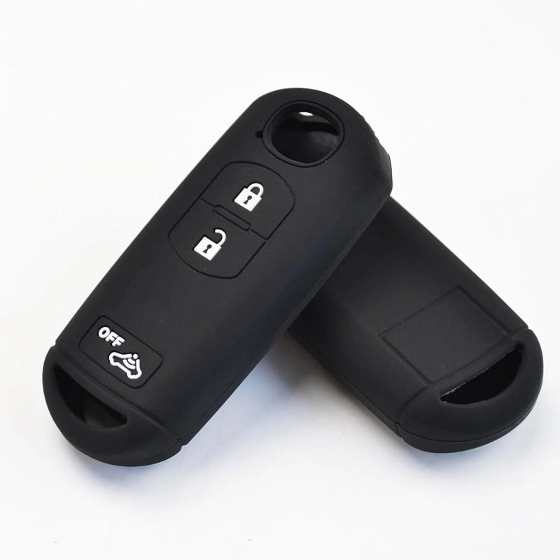 QASULER Silicone Key Fob Cover for Mazda - Image 3