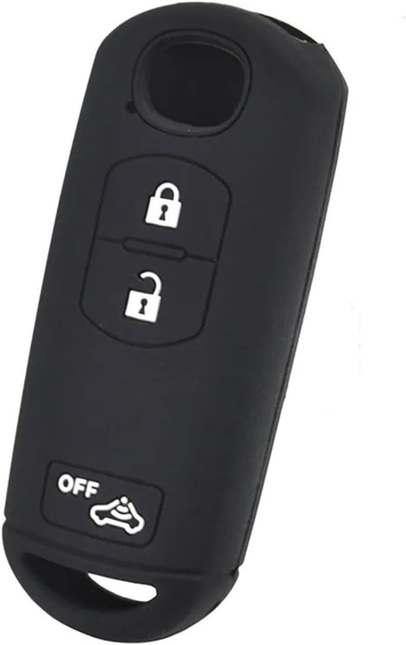 QASULER Silicone Key Fob Cover for Mazda - Image 1