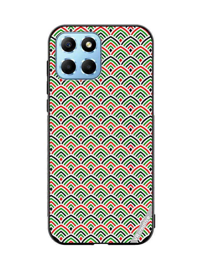 VR CREATIVE Protective Case Cover For Honor X8 5G United Arab Emirates Flag Colors Design Multicolour - Image 1