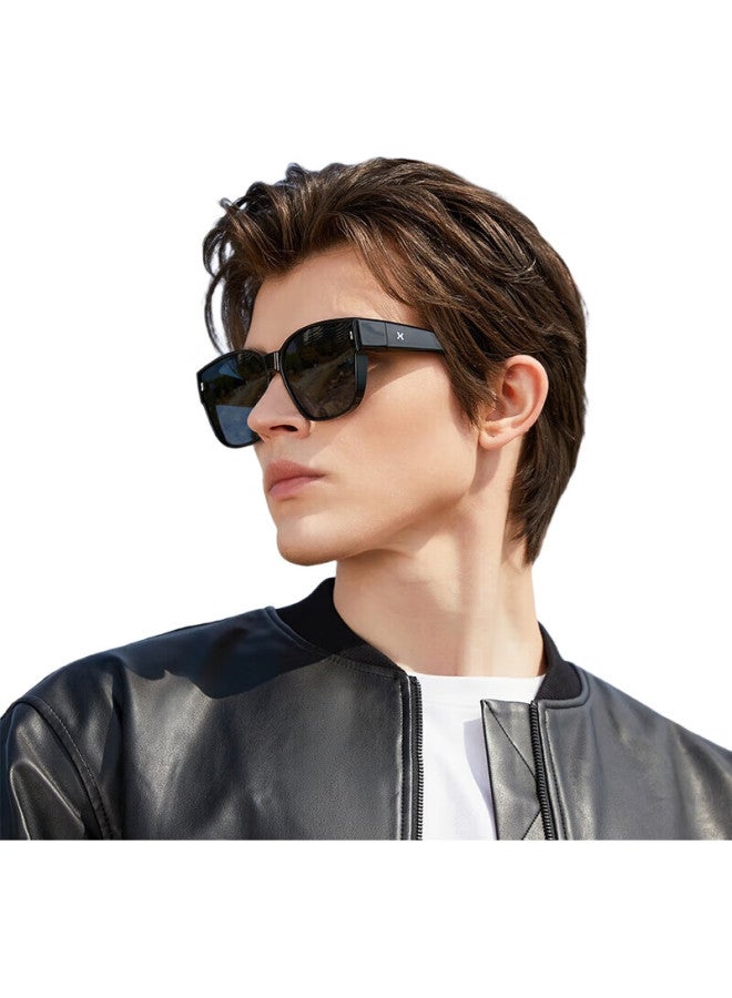 LOHO Polarized Sunglasses For Women And Men, Compatible With Prescription Lenses, Uv Protection, Driving-Specific, Glossy Black - Image 3