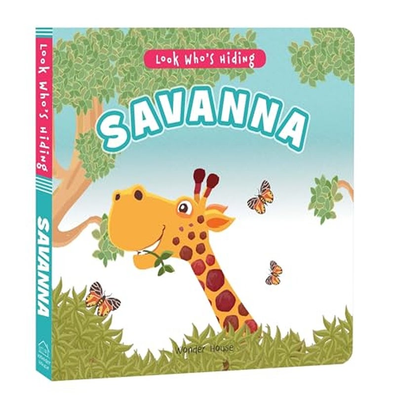 Look Whos Hiding Savanna Pull The Tab Novelty Books For Children