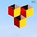 HENGDA KITE for Kids Adults 3D Magic Cube Box Kite Single Line Kite Flying for Children Kids Outdoor Toys Beach Park Playing - Image 4