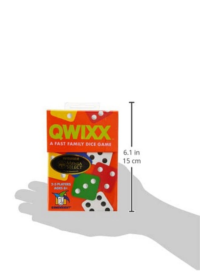 Gamewright - Qwixx: The frantic dice rolling game that everyone plays at once! For ages 8+, 2-5 players, from Gamewright - Image 1