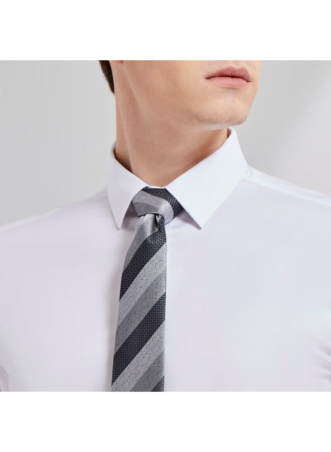 YOUNGOR Yagor spring And Autumn Business Casual Skin-friendly Comfortable Long Sleeve Shirt Easy To Care For Commuting White 40 - Image 3