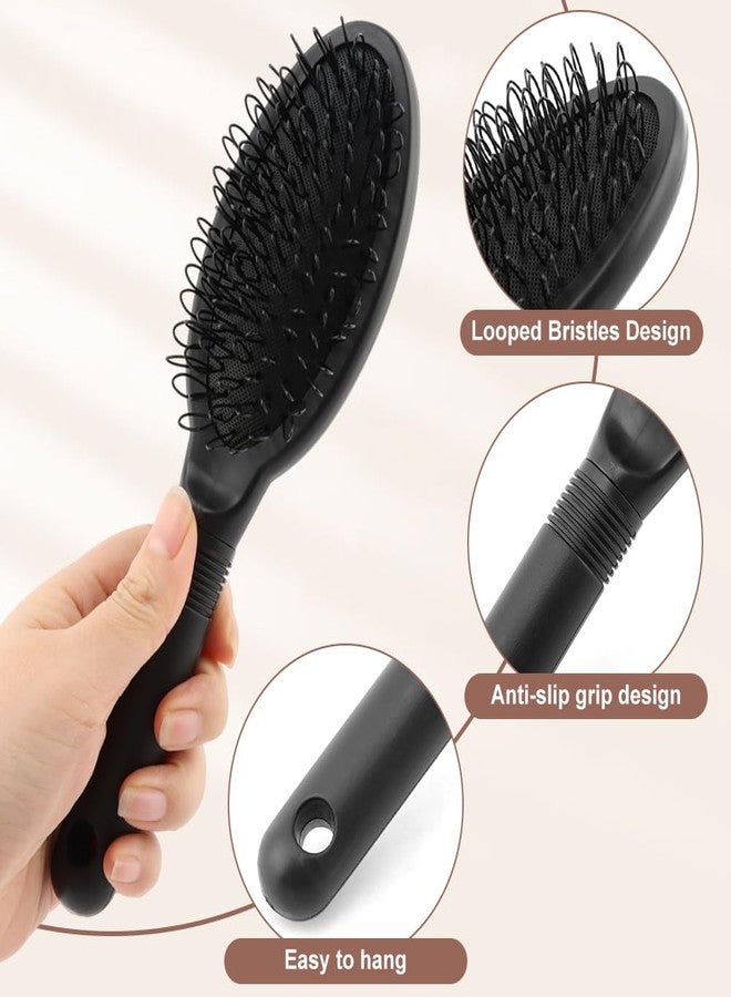 Kryslanix 3Pcs Wig Brush Comb Set,Loop WigBrush,Professional Hair Extension Brush,Wide-Tooth and Edge Combs,for Human Wigs and Synthetic Extension Hair - Image 3