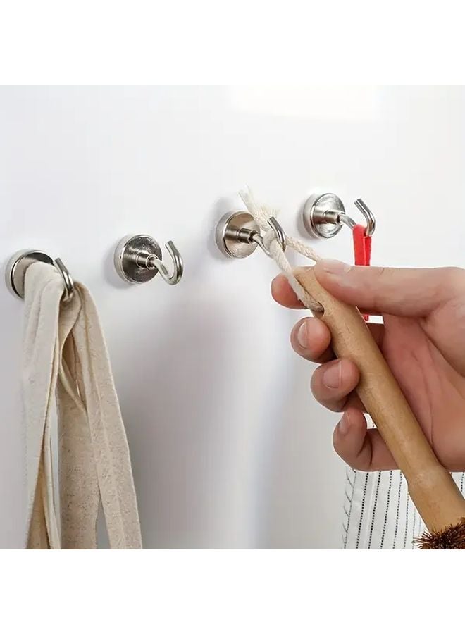 Heavy Duty Magnetic Hooks Silvery for Travel Kitchen Office Storage Spacesaving - Image 5