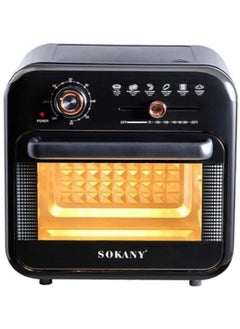 sokany Air Fryer and Oil-Free Oven, 1800 Watts, 18 Liter Capacity, Black - SK-10001  - Image 2