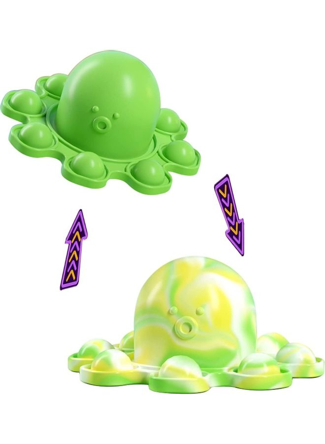 NIBEMINENT Reversible Octopus Push Pop Bubble Fidget Toy - Image 1