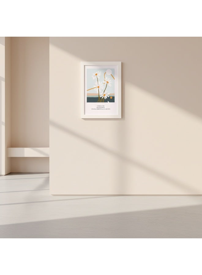 مجموعة إطارات صور بيضاء A4 مكونة من 3 قطع - إطار مستندات من خشب MDF مقاس 8.3 × 11.7 بوصة (21 × 29.7 سم) - للتعليق على الحائط أو العرض على سطح الطاولة، حامل رأسي وأفقي (3، أبيض) - Image 3