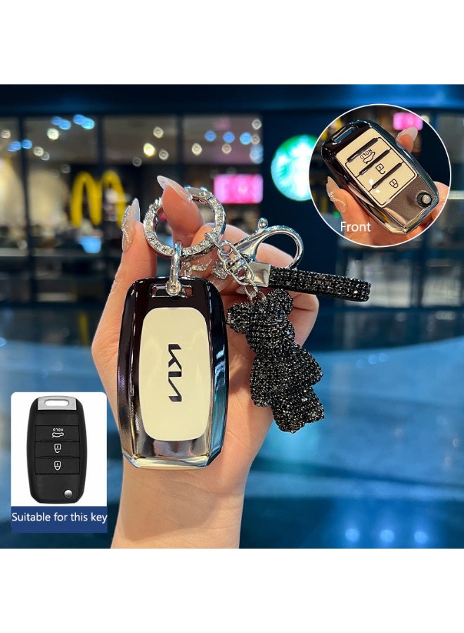 KIA High end boutique car key protection case suitable for Kia K3 Intelligent Run K5 K2 Proud Run Kx3 k4 kx5 kxcross Yi Run Huan Chi Kai Cool car key shell case - Image 2