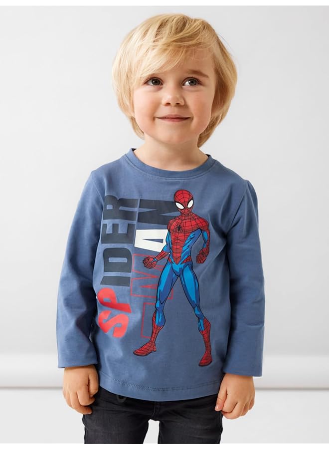نيم ات تي شيرت NMMJANY SPIDERMAN LS TOP NOOS MAR للأولاد - Image 5