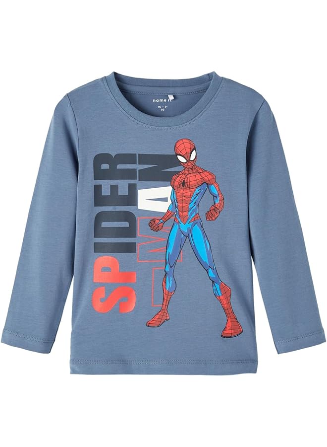 نيم ات تي شيرت NMMJANY SPIDERMAN LS TOP NOOS MAR للأولاد - Image 1