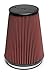 Airaid AIR700469 700469 Universal ClampOn Air Filter Round Tapered 6 in 152 mm Flange ID 9 in 229 mm Height 725 in 184 mm Base 5 in 127 mm Top Black - Image 1