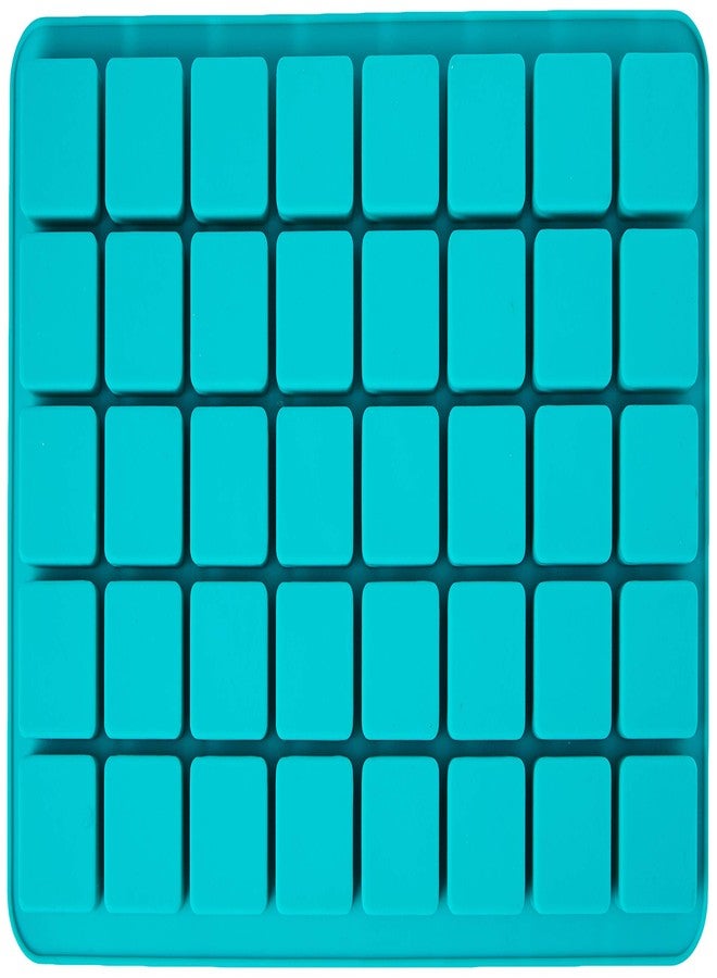 Melostu 40-Cavity Square Caramel Candy Silicone Molds, Chocolate Truffles, Ganache, Hard Candy, Praline, Ice Cube Tray and Gummy Jelly - Image 3